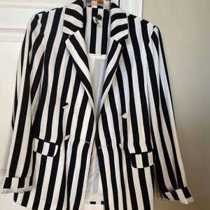 Striped Blazer